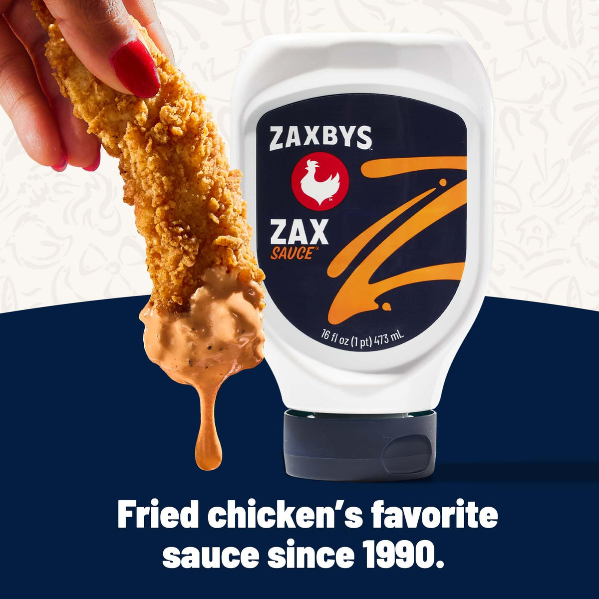 Zax Sauce for fries dipping, adds savory tang to meals.