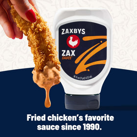 Zax Sauce for fries dipping, adds savory tang to meals.