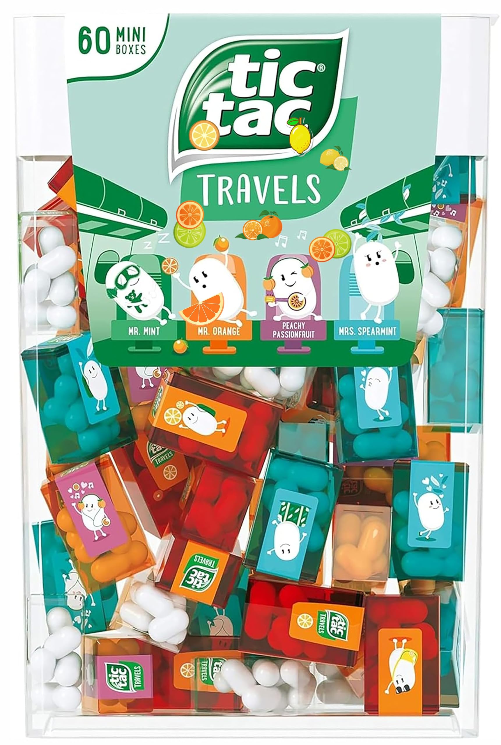 ZAYKIR Bulk Travels Mini Packs Candy – 60 Assorted Flavor Packets (Lar ...