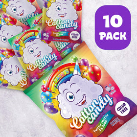 Zazers individually wrapped cotton candy bags for easy sharing