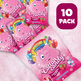 Zazers mini cotton candy wraps highlight fresh, individually wrapped treats for fast favors.