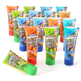 Zazers Slime Sour Lickers display box showing colorful packs for parties