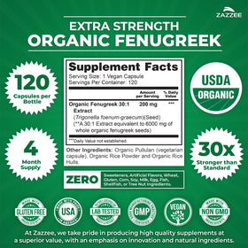 Zazzee packaging with USDA Organic seal signals purity