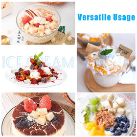ZCFIKJ coconut chunks on yogurt parfait for crunch