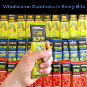 ZEARAW snack bars with wrappers support travel and busy days.