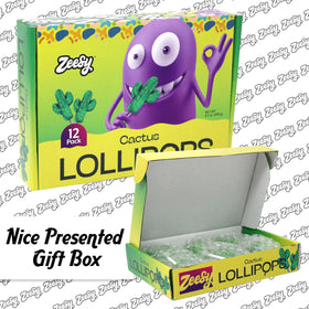 Zeesy cactus lollipops flavor burst for playful party tasting moments