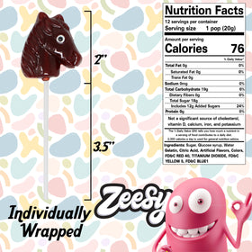 Zeesy horse-shaped candy lollipops add whimsy to birthday celebrations.