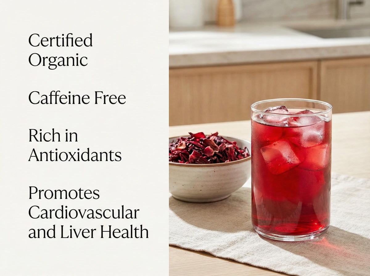 Zeeza hibiscus agua fresca ready for a refreshing drink.