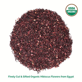 Zeeza hibiscus with USDA Organic certification for quality and safety.