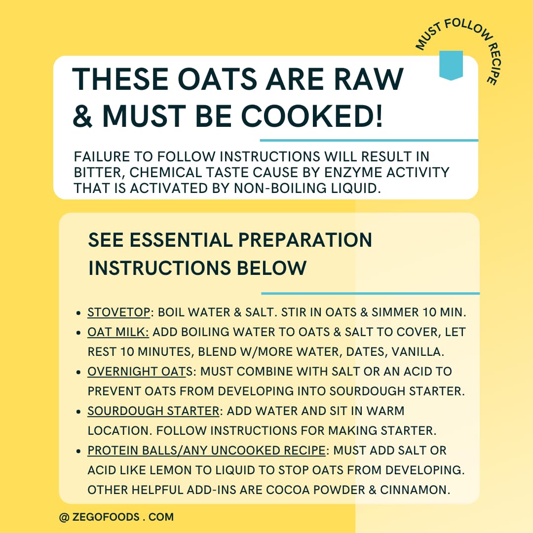 ZEGO raw oats cooked into a creamy bowl ready to eat