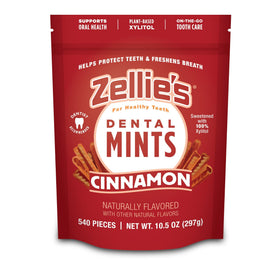 Zellie's cinnamon breath mints pack offers on-the-go freshness with real cinnamon flavor.
