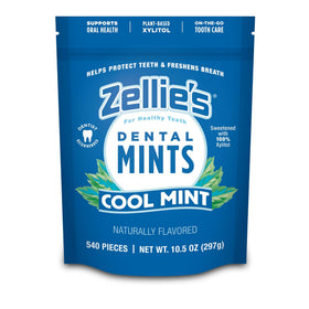Zellie's cool mint breath mints for long lasting fresh breath