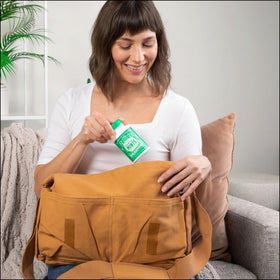 Zellie's mints close-up texture highlights smooth surface ready to refresh.