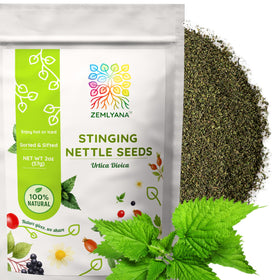 Zemlyana nettle seeds whole bulk pack for easy traditional herbal use