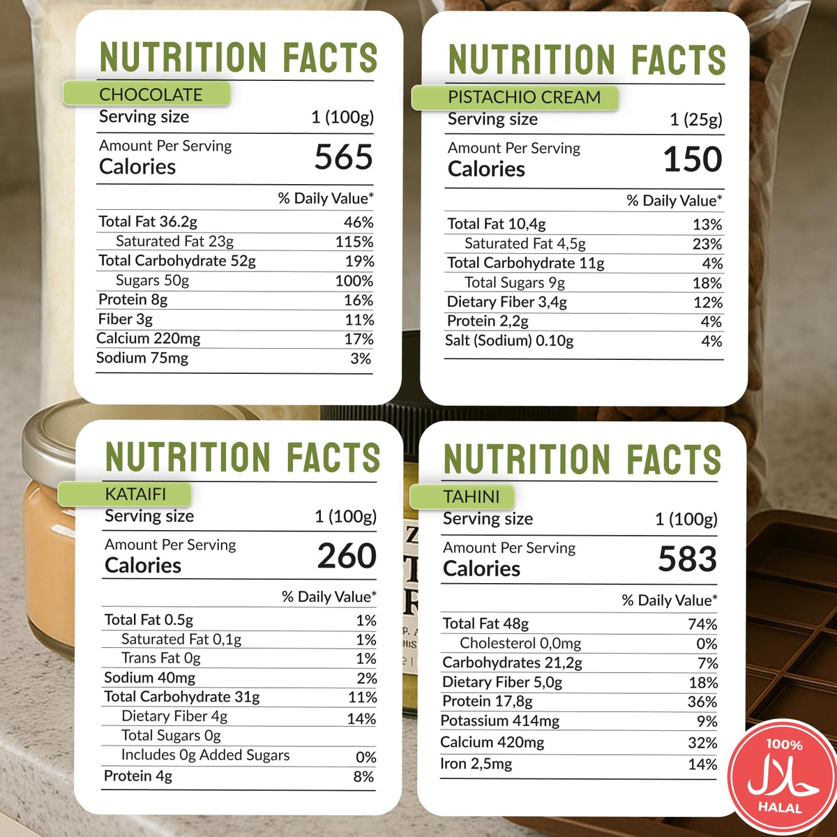 ZEMUS Dubai Chocolate Bar Kit bars closeup highlighting smooth chocolate and filling