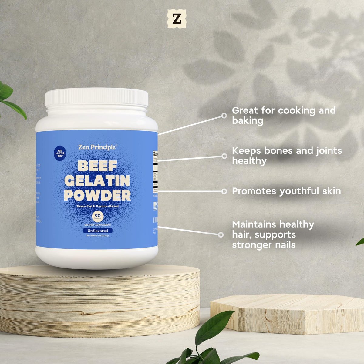 Zen Principle gelatin powder helps create marshmallows and gummies at home.