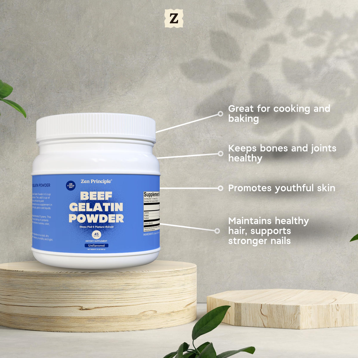 Zen Principle supports Keto and Paleo cooking with gelatin