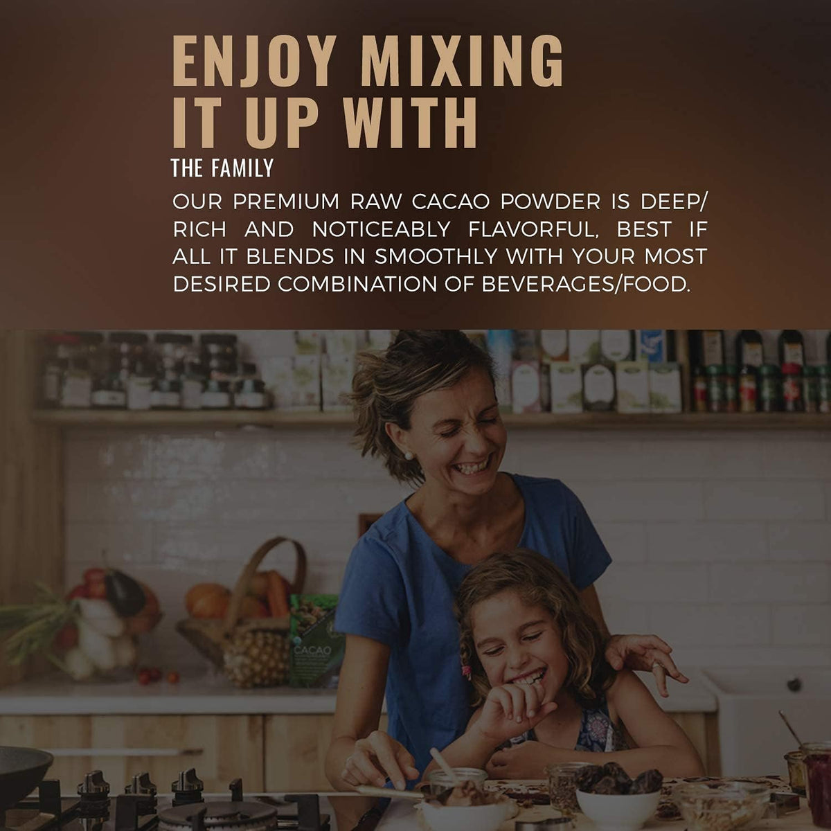 Zen Spirit cacao powder for baking and desserts in premium recipe use.