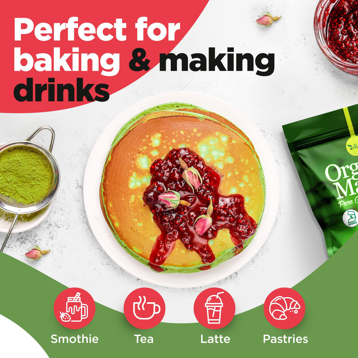 Zen Tea Leaf handpicked powder delivering premium quality and versatile recipes.