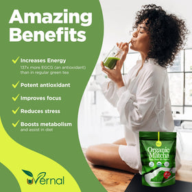 Zen Tea Leaf baking with matcha for rich flavor and color in desserts.