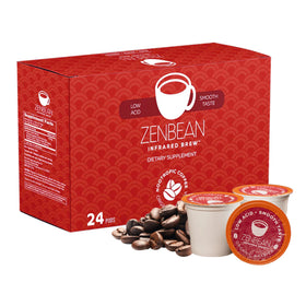 Zenbean Infrared Brew low-acid pod for smoother flavor and balanced aroma.