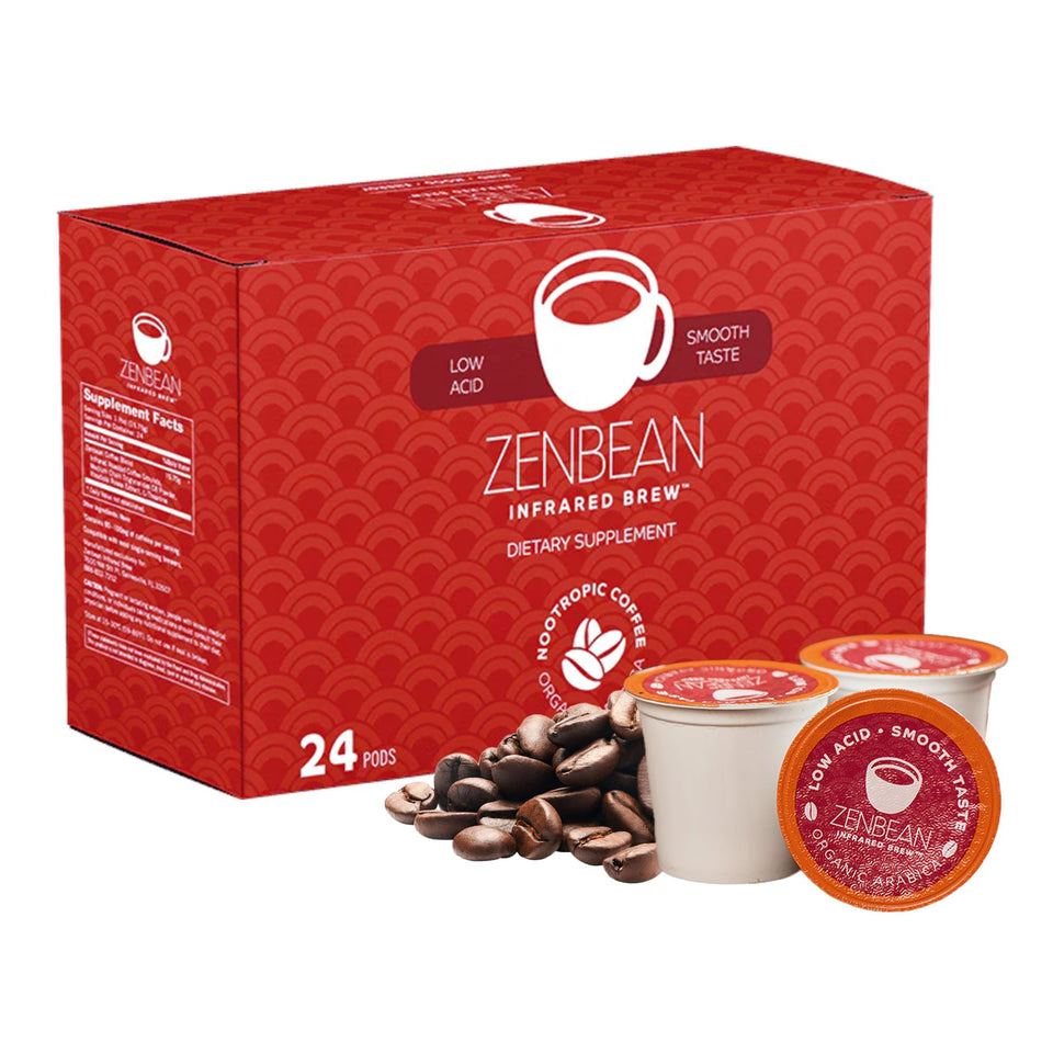 Zenbean Infrared Brew low-acid pod for smoother flavor and balanced aroma.