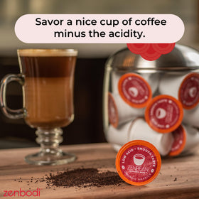 Zenbean Infrared Brew Rhodiola nootropic pods for focused mornings and steady energy.