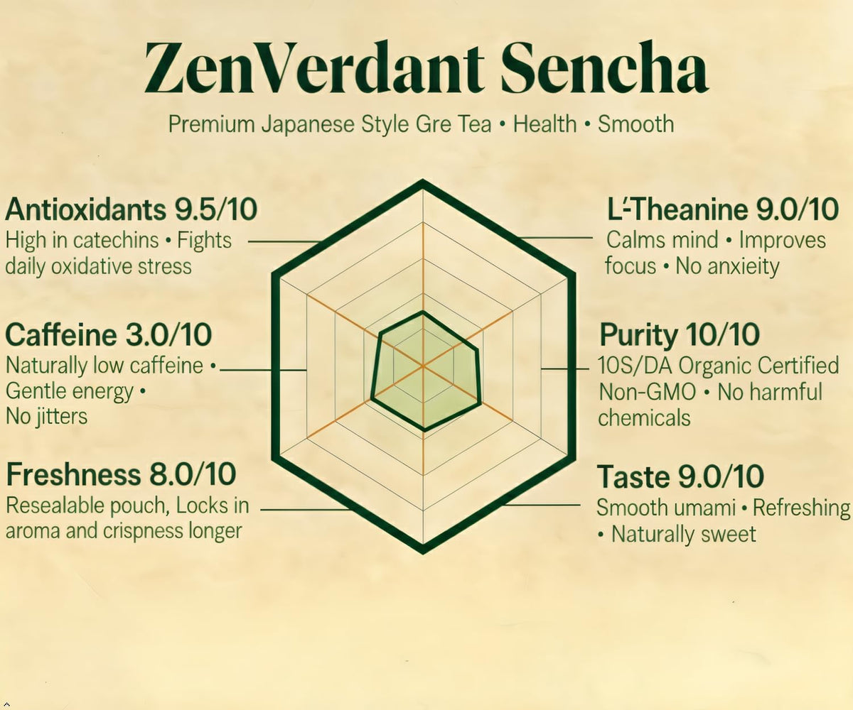 Thick resealable foil pouch from ZenVerdant protecting freshness and aroma.
