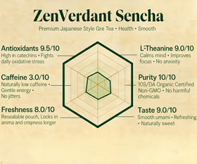 Thick resealable foil pouch from ZenVerdant protecting freshness and aroma.