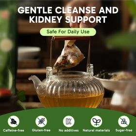 ZenHerbaw caffeine-free kidney wellness tea ideal for anytime hydration