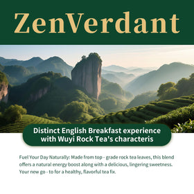 ZenVerdant brewed cup displays a rich amber color and smooth finish.