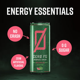ZERO FG on-the-go energy drink in hand for busy days