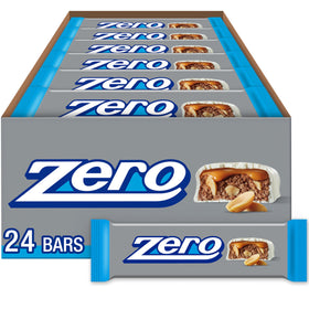 ZERO White Fudge nougat bars bulk box ready for parties and sharing.