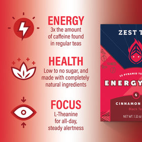 Steeping cup reveals rich aroma and smooth focus from ZEST.