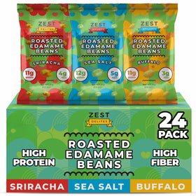 ZEST Delites crunchy edamame sea salt pack for on-the-go protein