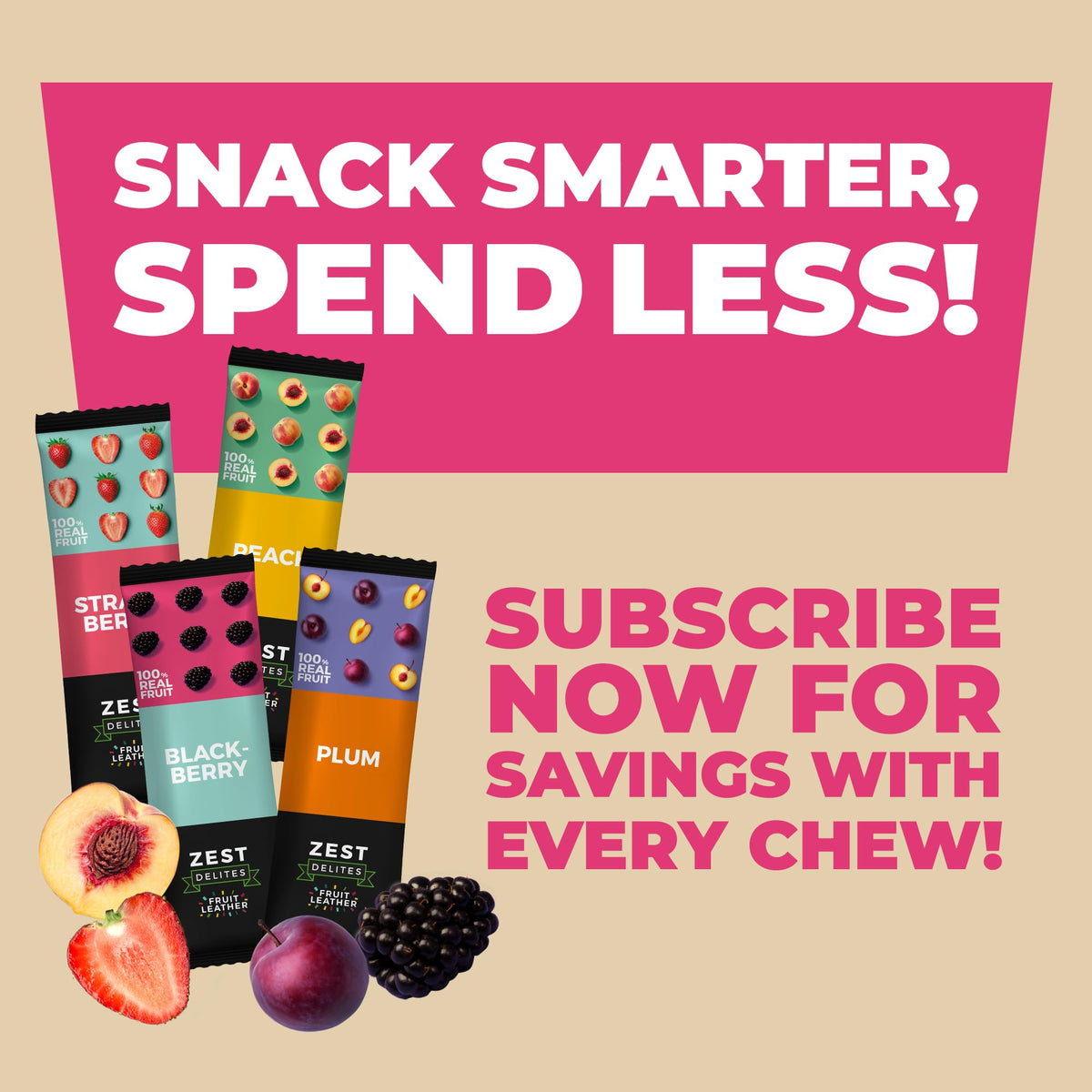 ZEST Delites giftable fruit snacks for wellness baskets and celebrations