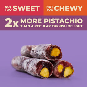 Zest Delites pistachio orange vanilla Turkish delights, luxury flavors in every bite
