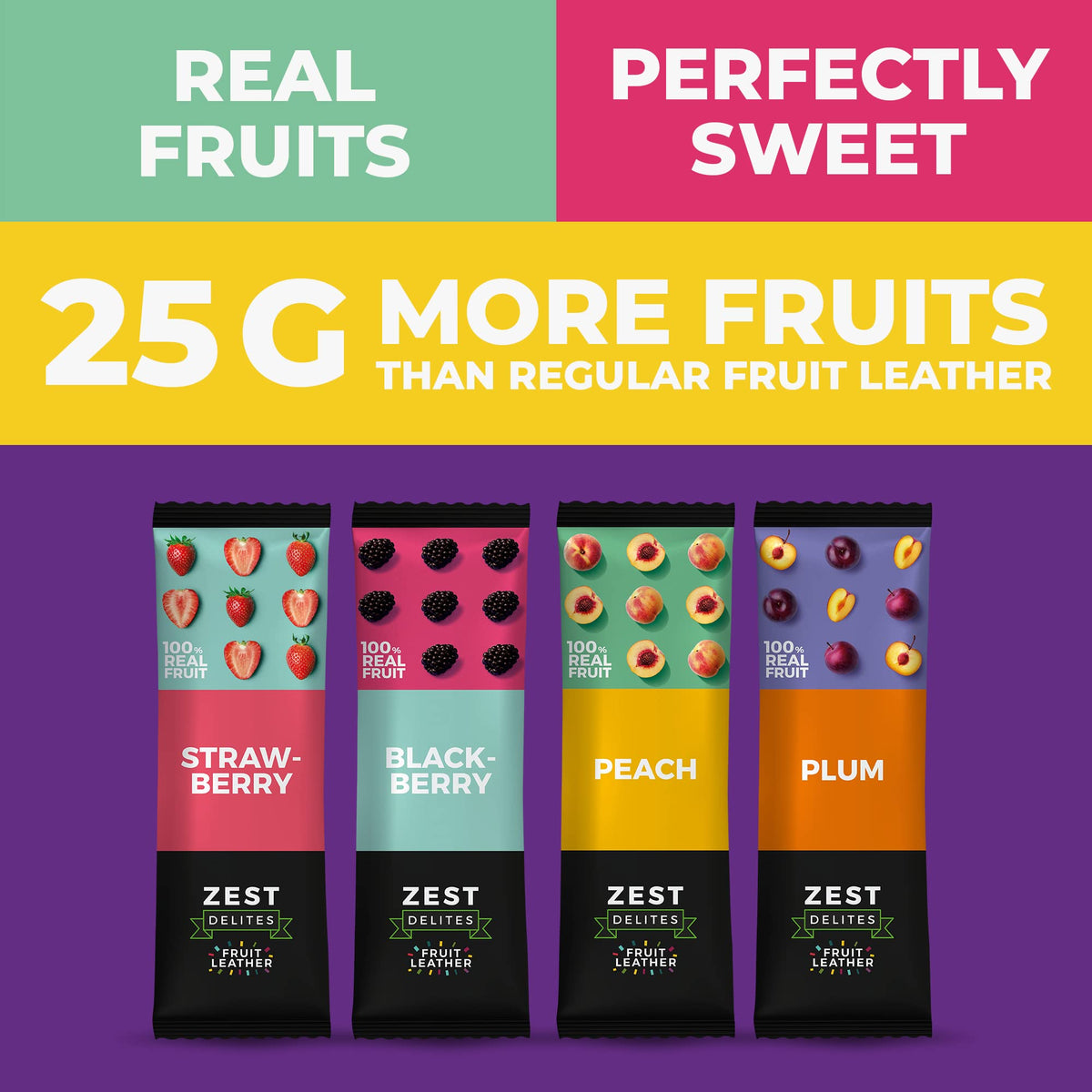 ZEST Delites vegan gluten-free dairy-free snacks without added sugar