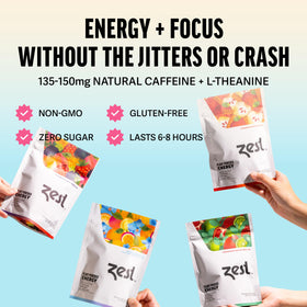 ZEST Energy Tea Assortment Box black tea varieties for steady focus