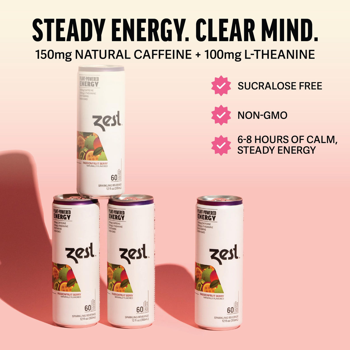 Side view of the ZEST can for on-the-go focus.