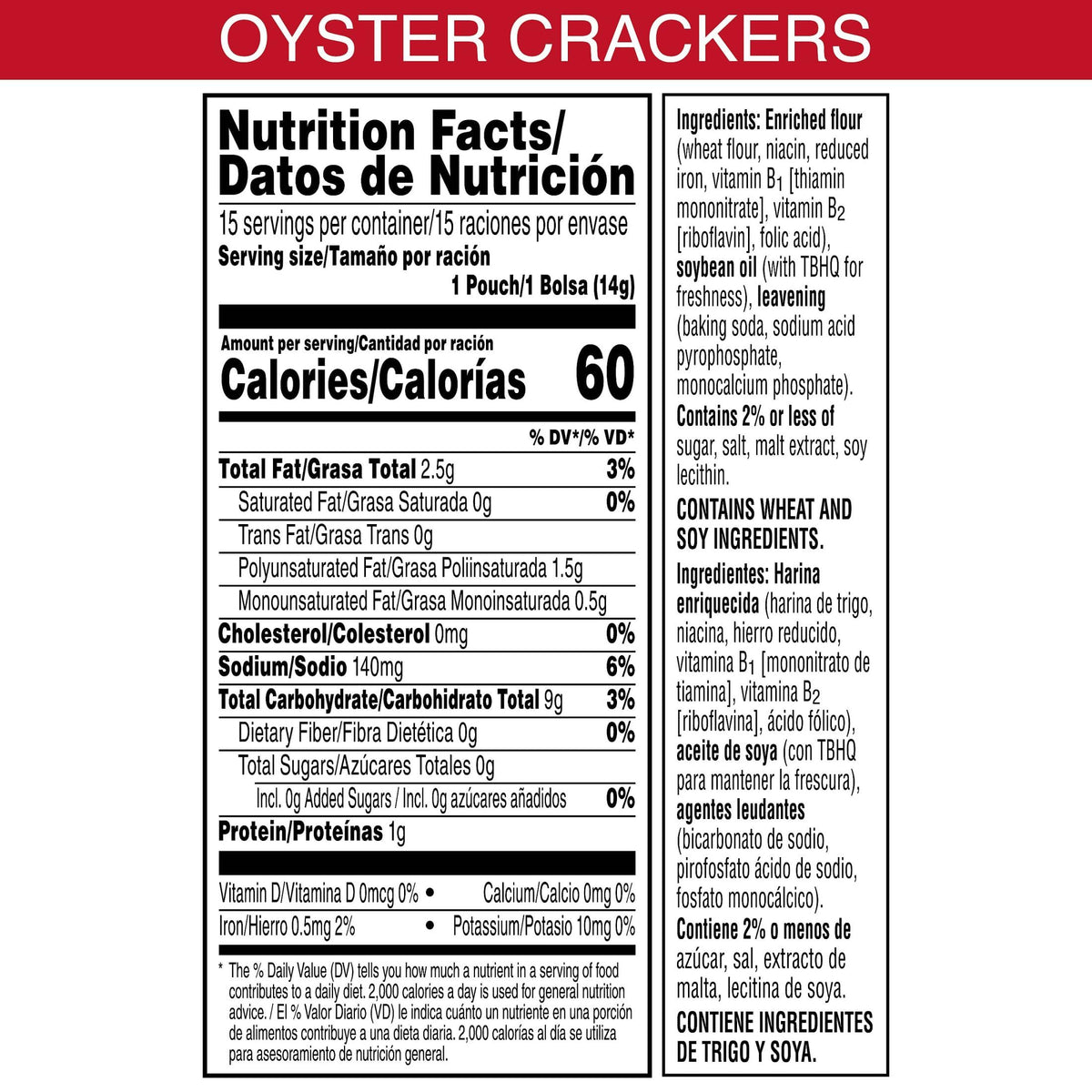 Zesta Oyster Crackers crispy, toasted texture ideal as a soup topping