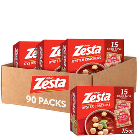 Zesta Oyster Crackers original box showing classic packaging and flavor for soups