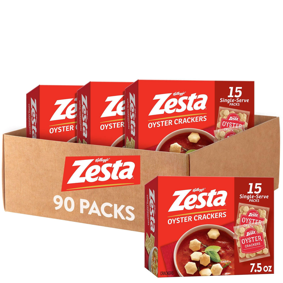 Zesta Oyster Crackers original box showing classic packaging and flavor for soups