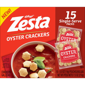 Zesta Oyster Crackers office pantry display signals easy snacks