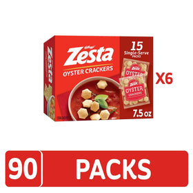 Zesta Oyster Crackers single-serve pouches for quick, on-the-go snacking