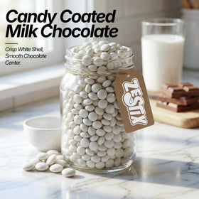 Zestix holiday event favors with bright white chocolate bites.