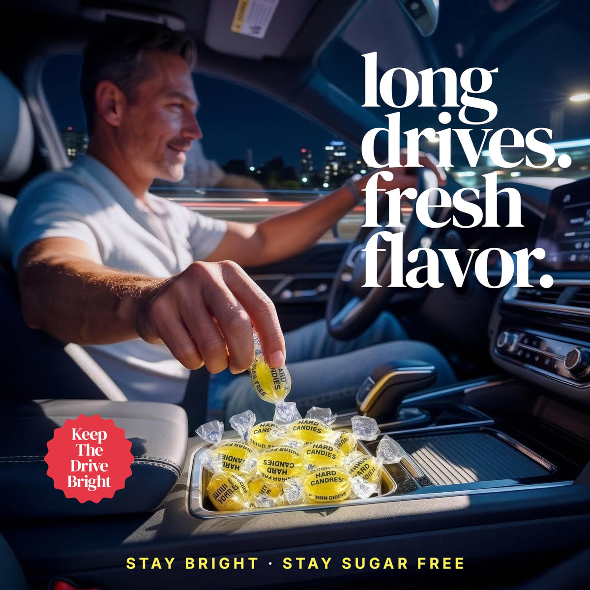Zestix sugar free lemon drops as pantry snacks for guests.