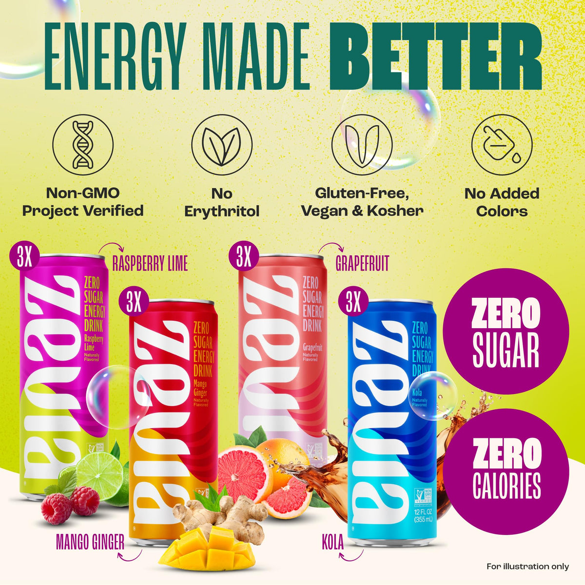Zevia Energy Kola can with natural caffeine for steady focus.