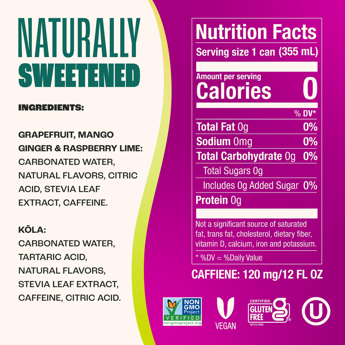 Zevia Energy Raspberry Lime can ideal for workouts or commute.