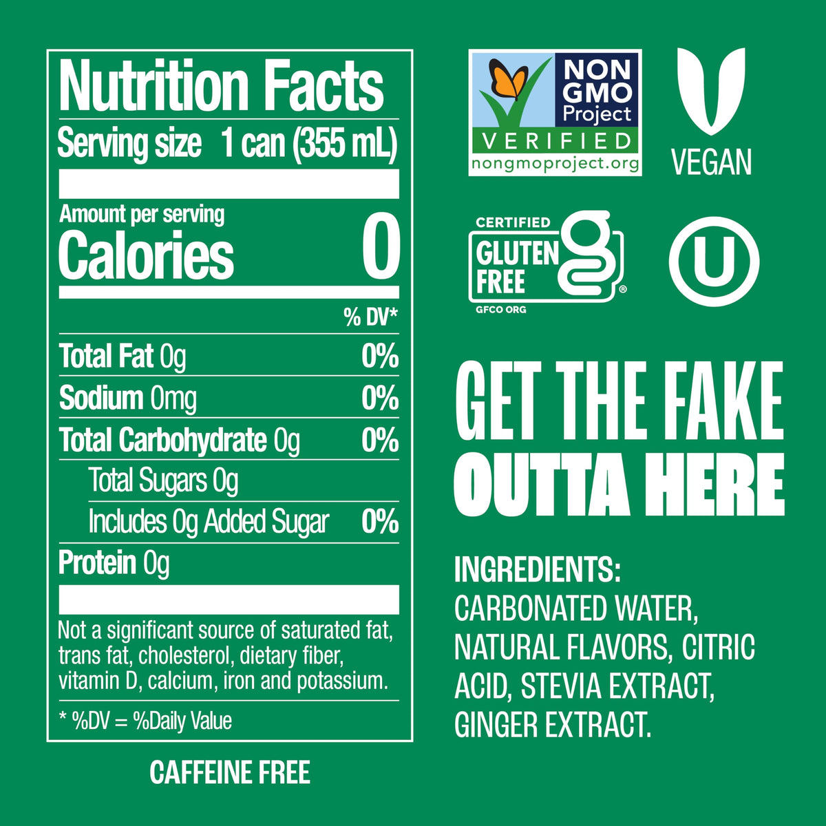 Zevia Ginger Ale 24-pack packaging, ideal for sharing.
